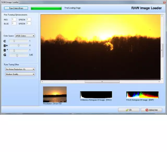 RAW Image Loader...